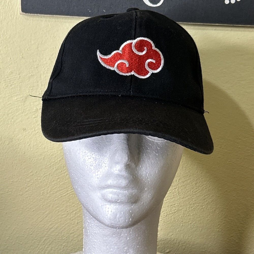 Akatsuki Cloud Logo Hat‎ Cap Naruto Shippuden Adjustable Embroidered Clean